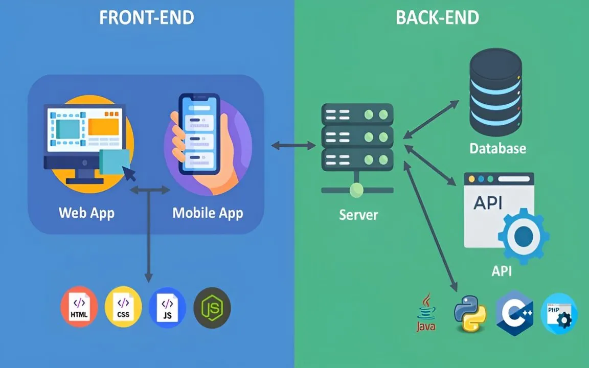 Phát triển cấu phần Frontend và Backend cho hệ thống Mobile App